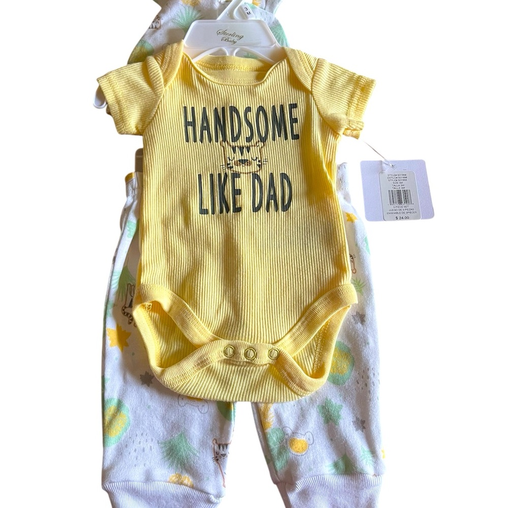 Carter's Yellow Baby Onesie Set